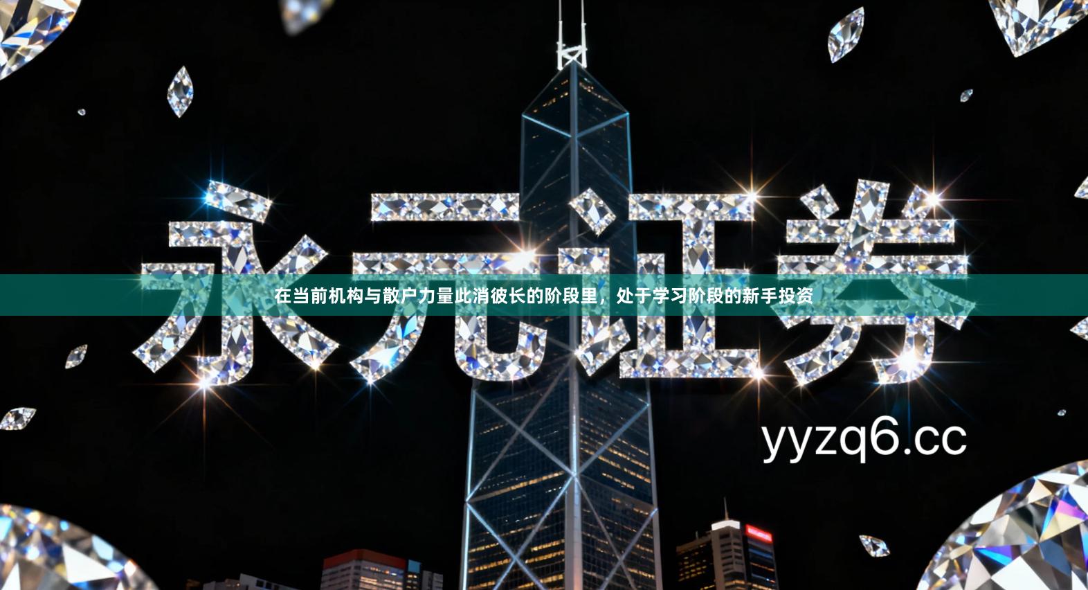 在当前机构与散户力量此消彼长的阶段里，处于学习阶段的新手投资